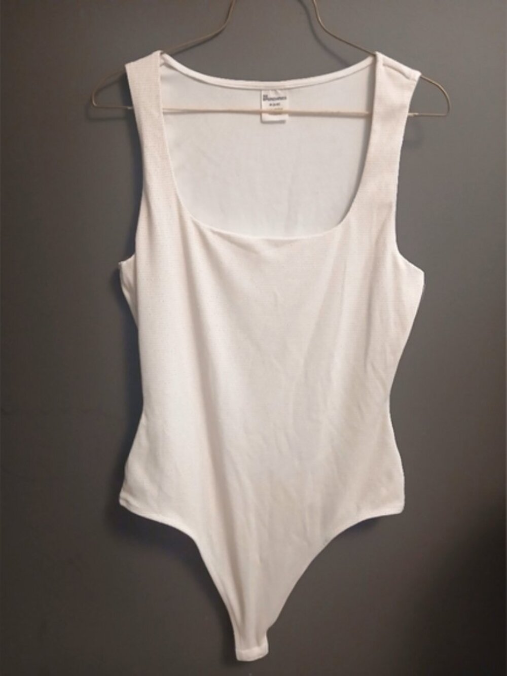 No Boundaries Classic White Bodysuit